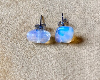 Stone chips stud earrings // Part 2