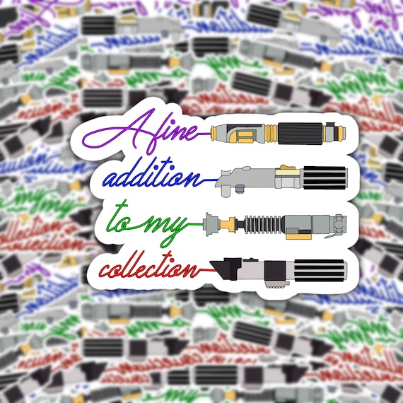 Autocollant De Citation De Sabre Laser Daddition Fine Etsy France
