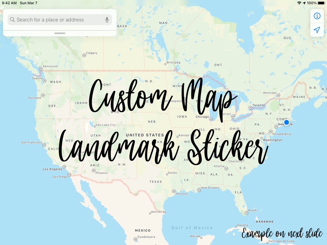 Ward Map Sticker Custom Map Landmark Sticker | Vinyl Sticker | GLOSSY Waterproof | Water ...