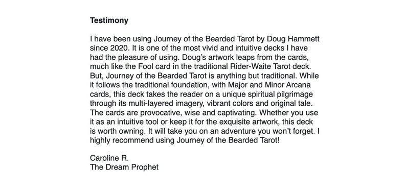 Journey of the Bearded Tarot, Doug Hammett, Tarot Cards, Tarot Deck, Gay Tarot, Hero's Journey, Divination, LGBTQ, Psychology, Spirituality image 7