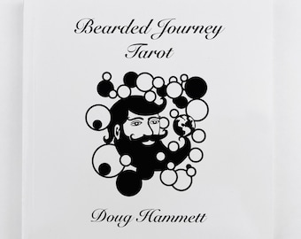 Bearded Journey Tarot Book, Doug Hammett, Tarot Cards, Tarot Deck, Gay Tarot, Hero's Journey, Divination, LGBTQ+, Psychology, Spirituality