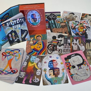 Baralho da Diversidade, Doug Hammett, Cartas Oráculo, Baralho Oráculo, Tarô, LBGQT+, Queer, Espiritualidade, Psicologia, Ecologia, Comunidade