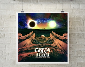 Greta Van Fleet New Custom Art Poster Print Wall Decor