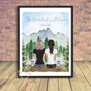 Friendship Gift | Sister Print | Best Friend Print | Family Print | Personalised Friend Gift | BFF Print | BFF Gift | Family Gift