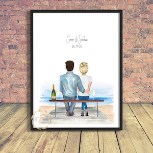 Engagement | Love | Family Print | Personalised Gift | Family Gift | Family love | Couple Print | Best Friend Engagement Gift