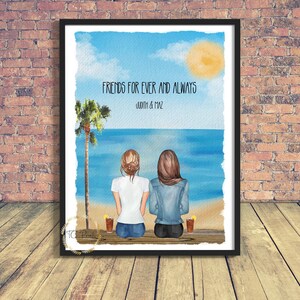 Friendship Gift | Sister Print | Best Friend Print | Family Print | BFF Gift | Personalised Best Friend Gift | Co-worker Print | Family Gift