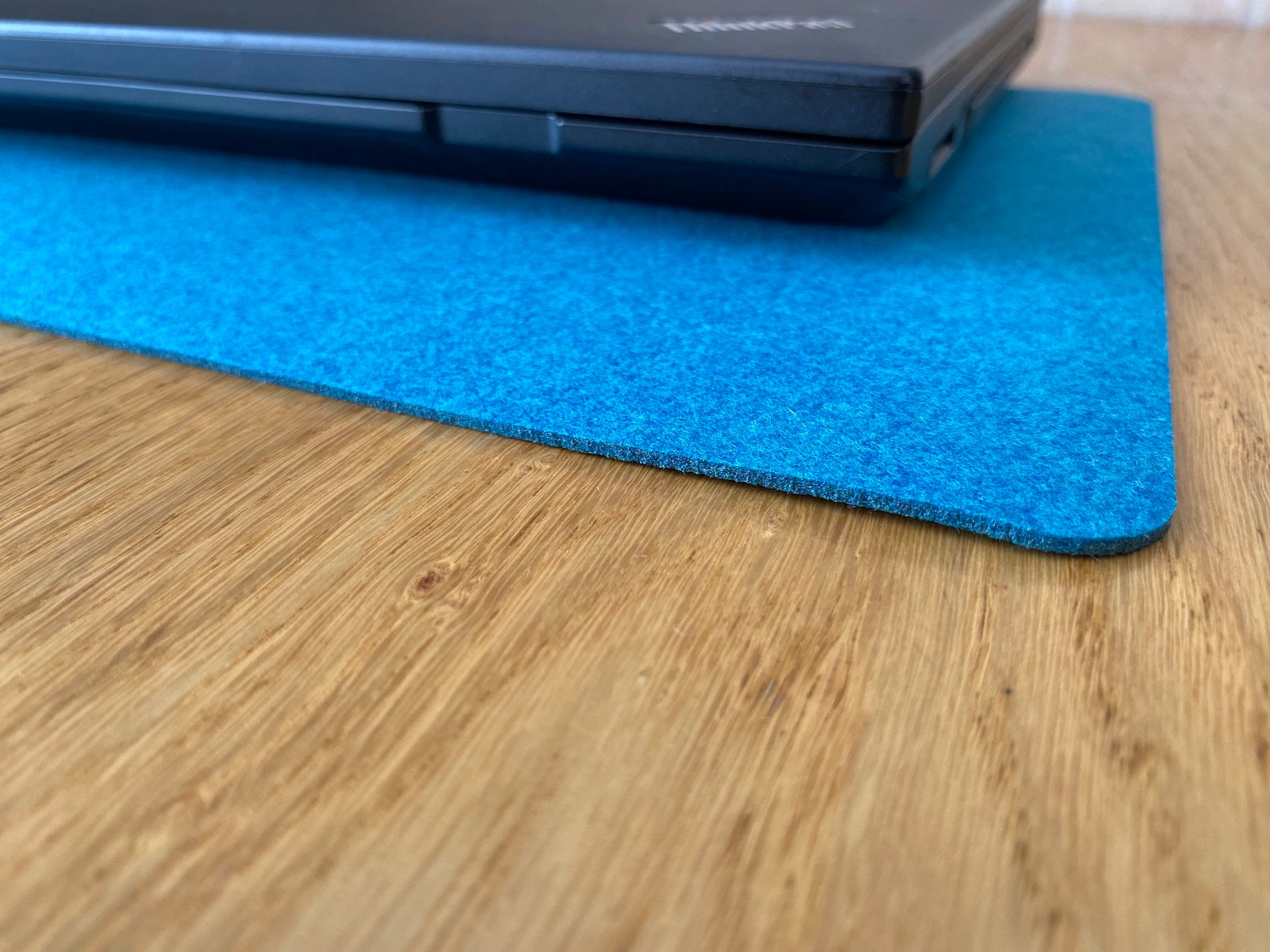Set of Mouse and Laptop Mat Made of Eco Felt, Multicolor Desk Mats for ...