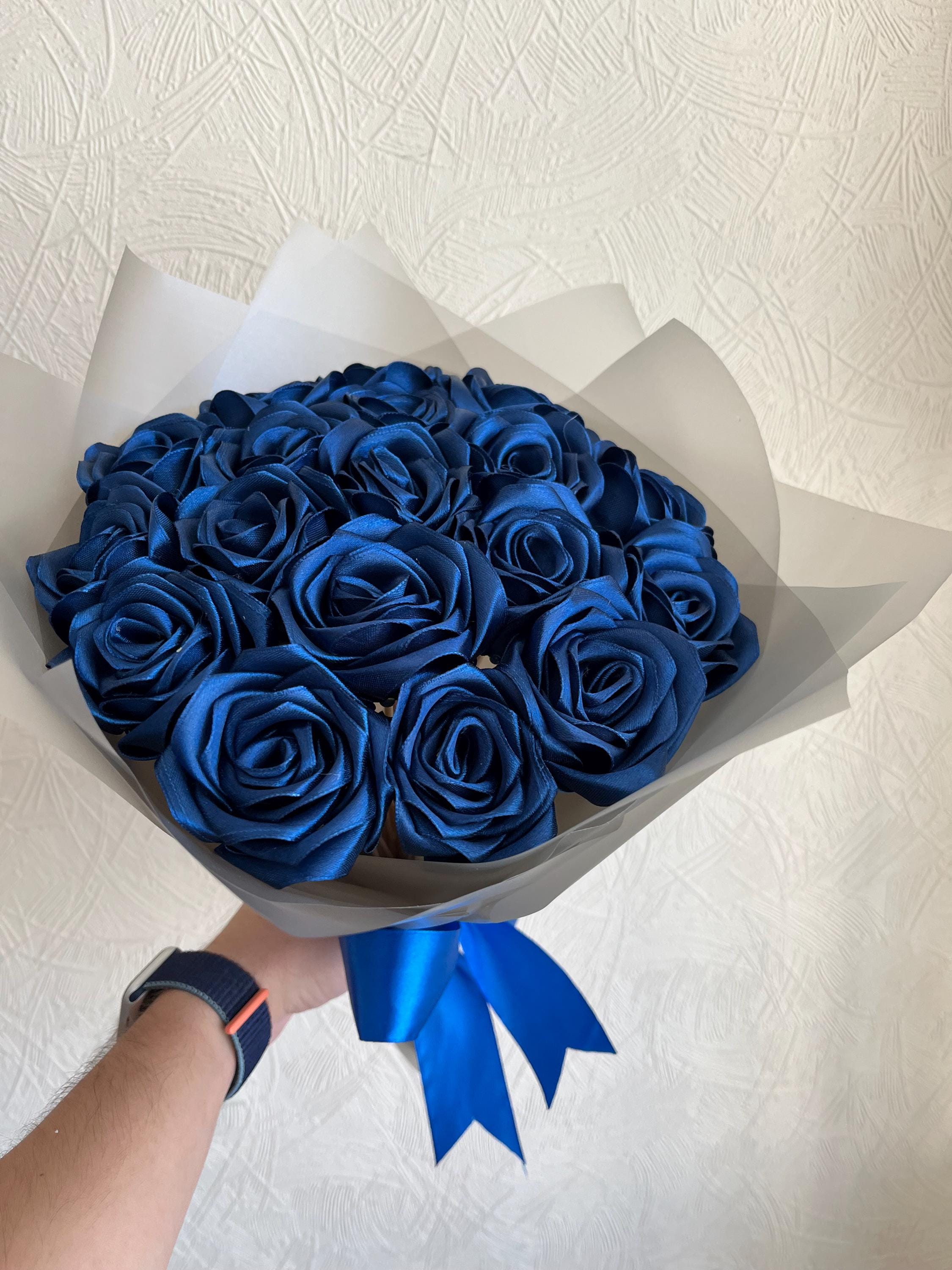 Set 24 Rose Artificiali in Velluto Altezza 75 cm Rosso | Leroy Merlin