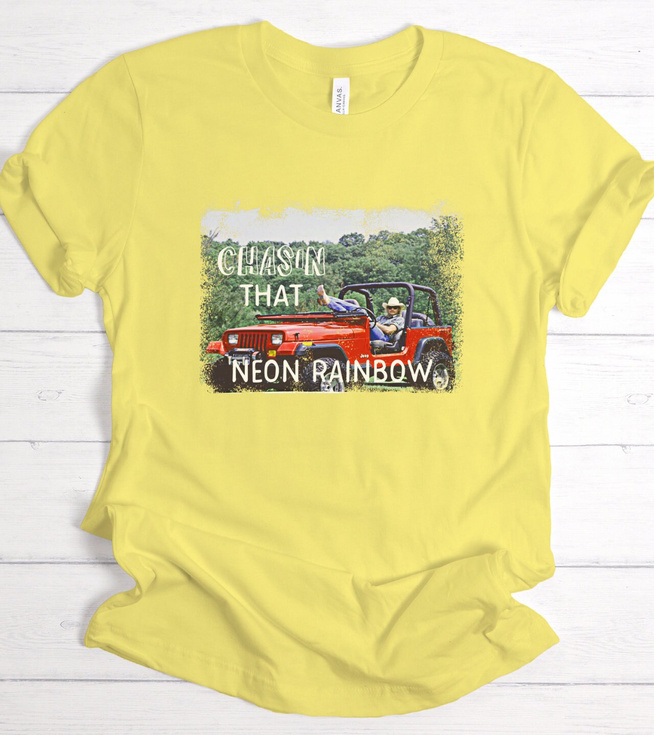 chasing that neon rainbow shirt