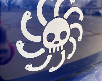 Kuja Pirate REFLECTIVE / Holographic Glitter / Oil slick  Kuja Pirate Vinyl Decal Sticker