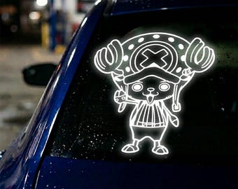 Tony Chopper Reflective Anime Decal Oil Slick Opal Holographic Glitter Patterned 55+ Colors