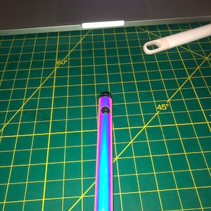 Ooze 900 Twist Custom Name Skin 55 Colors Wrap ONLY | Ooze *No Battery / No Device* [SKIN] Silver Glitter Oil Slick Reflective Opal