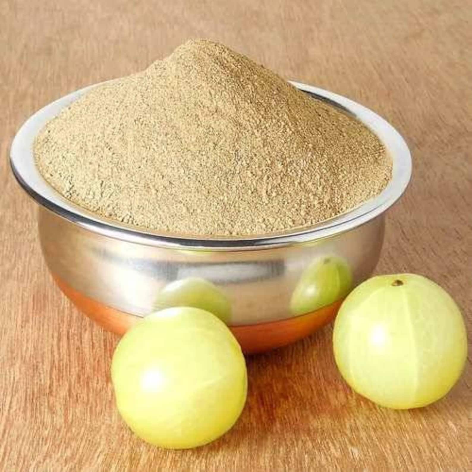 Pure Amla Powder Indian Gooseberry Powder For Hair Skin Etsy