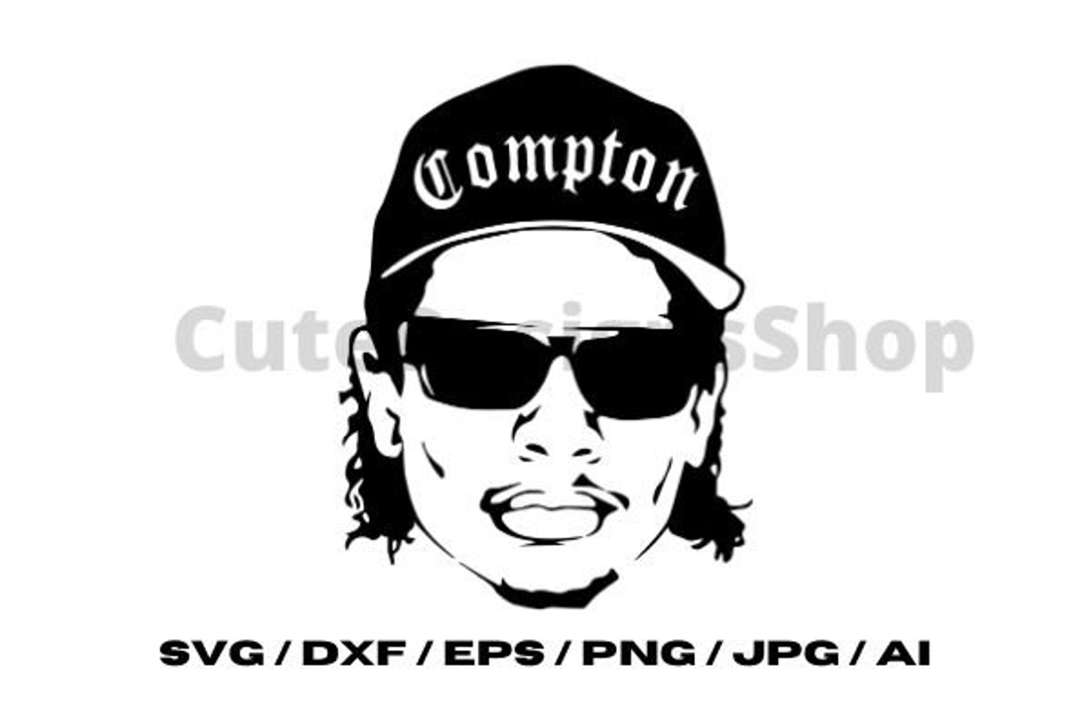 EazyE vector / svg png jpg dxf ai eps / Cricut Machine / Etsy
