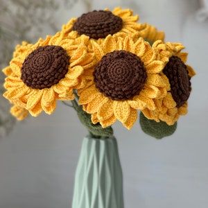 Crocheted Sunflower | Knitted Sunflower | Amigurumi Sunflower