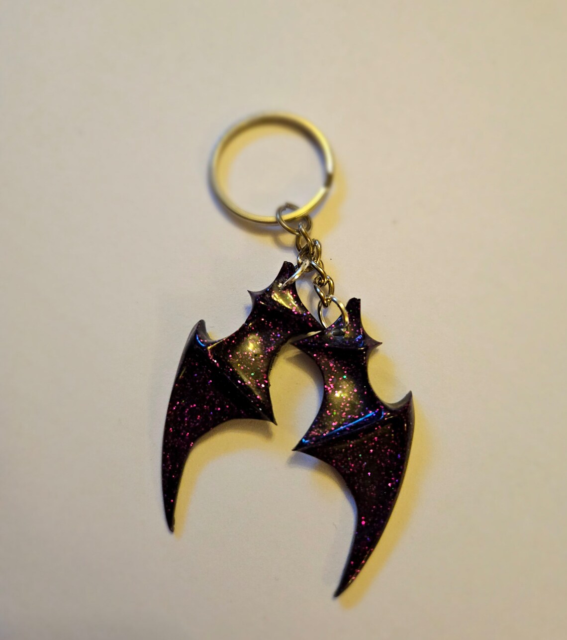 Bat Wing Keyring in Custom Colours Goth Emo Vampire Keychain - Etsy