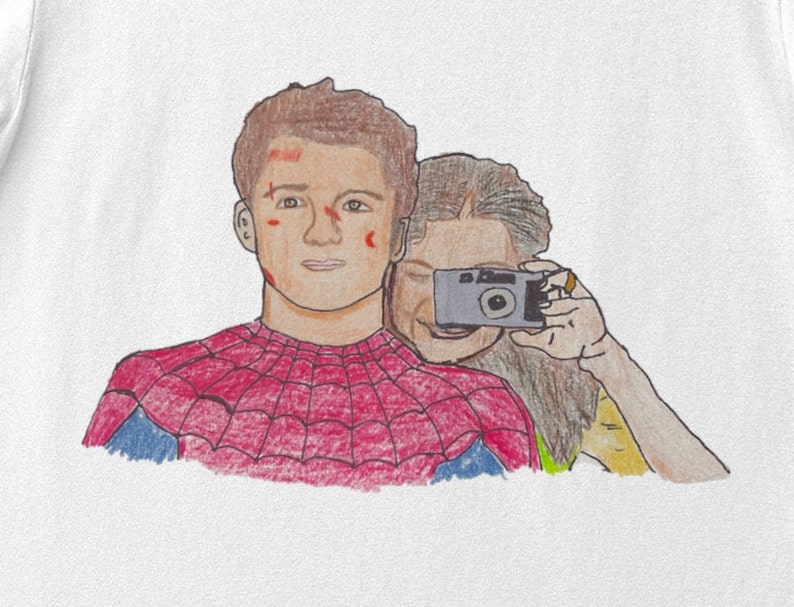 Tom Holland and Zendaya Tom Holland Drawing Spider-man No | Etsy