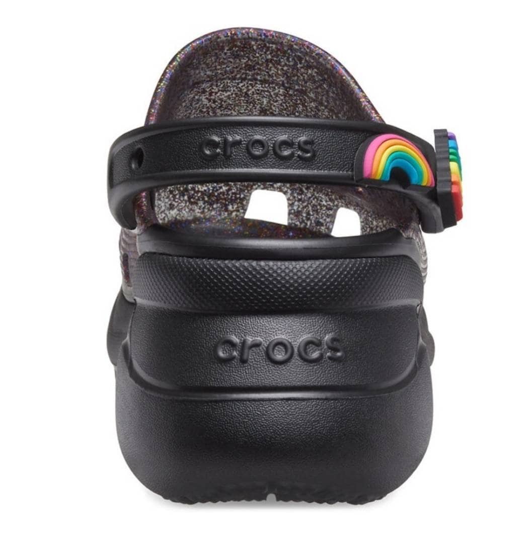 Black and Rainbow Platform Crocs ? CROCS | Shoes | Black And Rainbow Platform Crocs | Poshmark main image 3