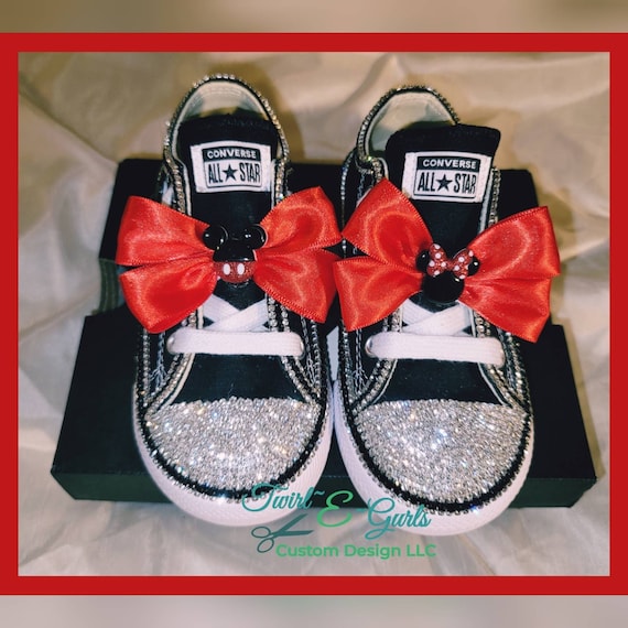 Minnie mouse bling converse cheap