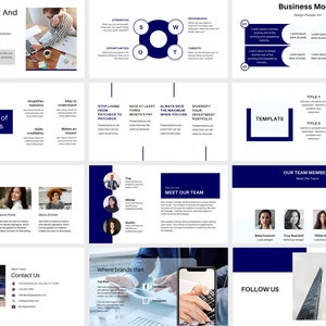 Modern Minimal Power Point Template, Easy Editable Presentation ...