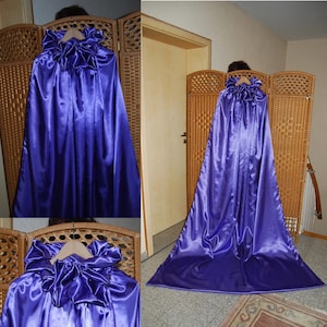220 x 140 cm XXL sac de couchage en satin sac en satin brillant satin violet lilas long brillant soyeux Satinlover Nylonlover immédiatement disponible sac câlin