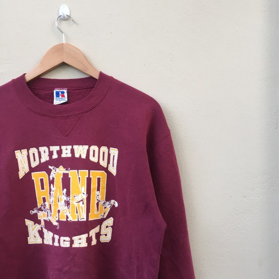 Pick !! Vintage 90s Russell Athletic Northwood Band Knight Sweatshirt Russell athletic Sweater Pullover Russell athletic Crewneck Big logo