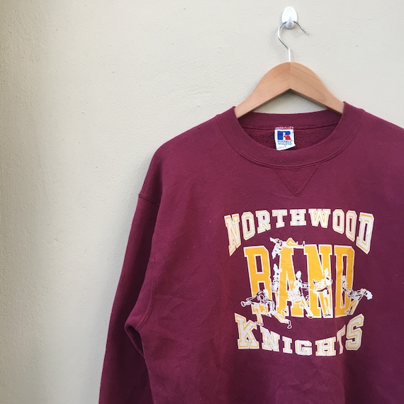 Pick !! Vintage 90s Russell Athletic Northwood Band Knight Sweatshirt Russell athletic Sweater Pullover Russell athletic Crewneck Big logo