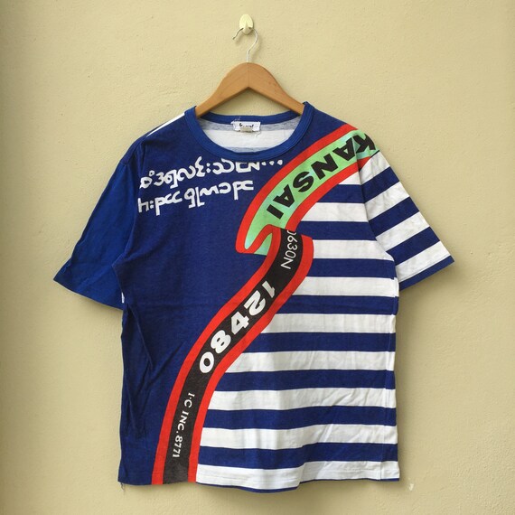 Rare !!! Vintage 90s Kansai Yamamoto T-shirt Kansa