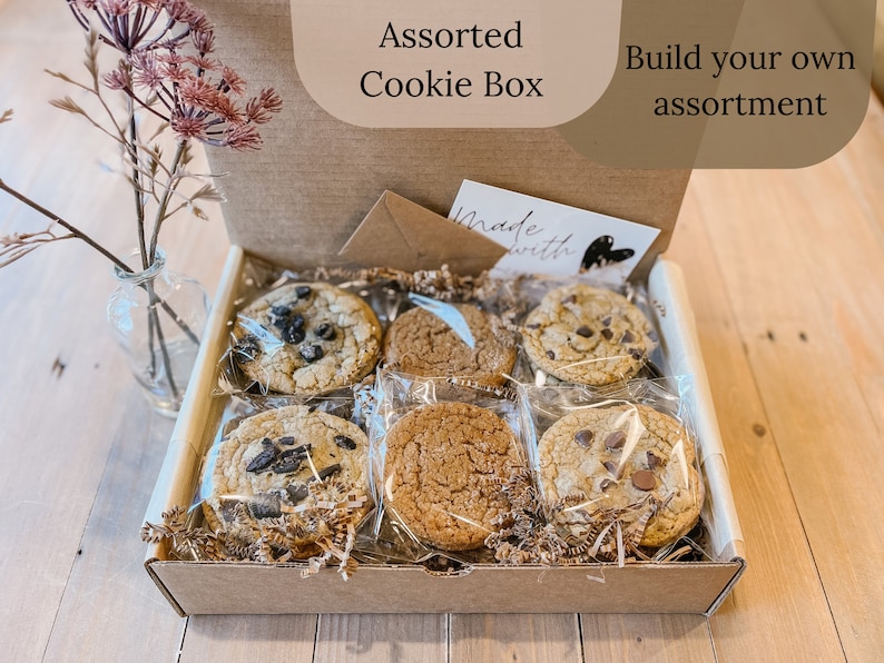 Two Dozen Assorted Cookie Box Cookie Gift Box Etsy