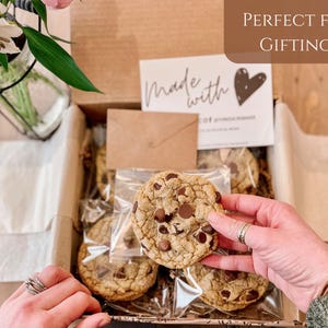 Browned Butter Chocolate Chip Cookies - Cookie Gift Box