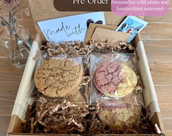 Valentine's Day Cookie Gift Box – Raspberry White Chocolate & Brown Sugar