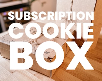 3-Month Cookie Box Subscription: Assorted Gourmet Cookies