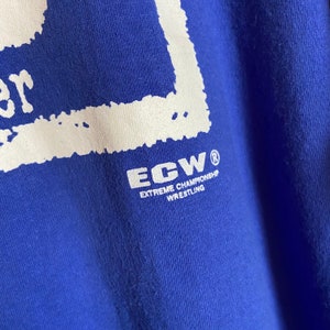 Vintage 90s BWO Blue Wold Order ECW NWO Wrestling T Shirt image 5
