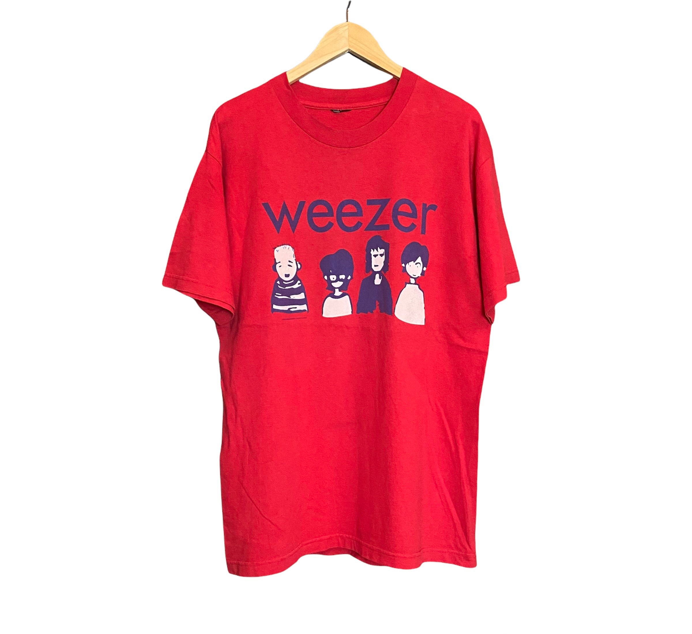 デッドストック 00s WEEZER 2002 Tシャツ LOCAL CREW - Tシャツ