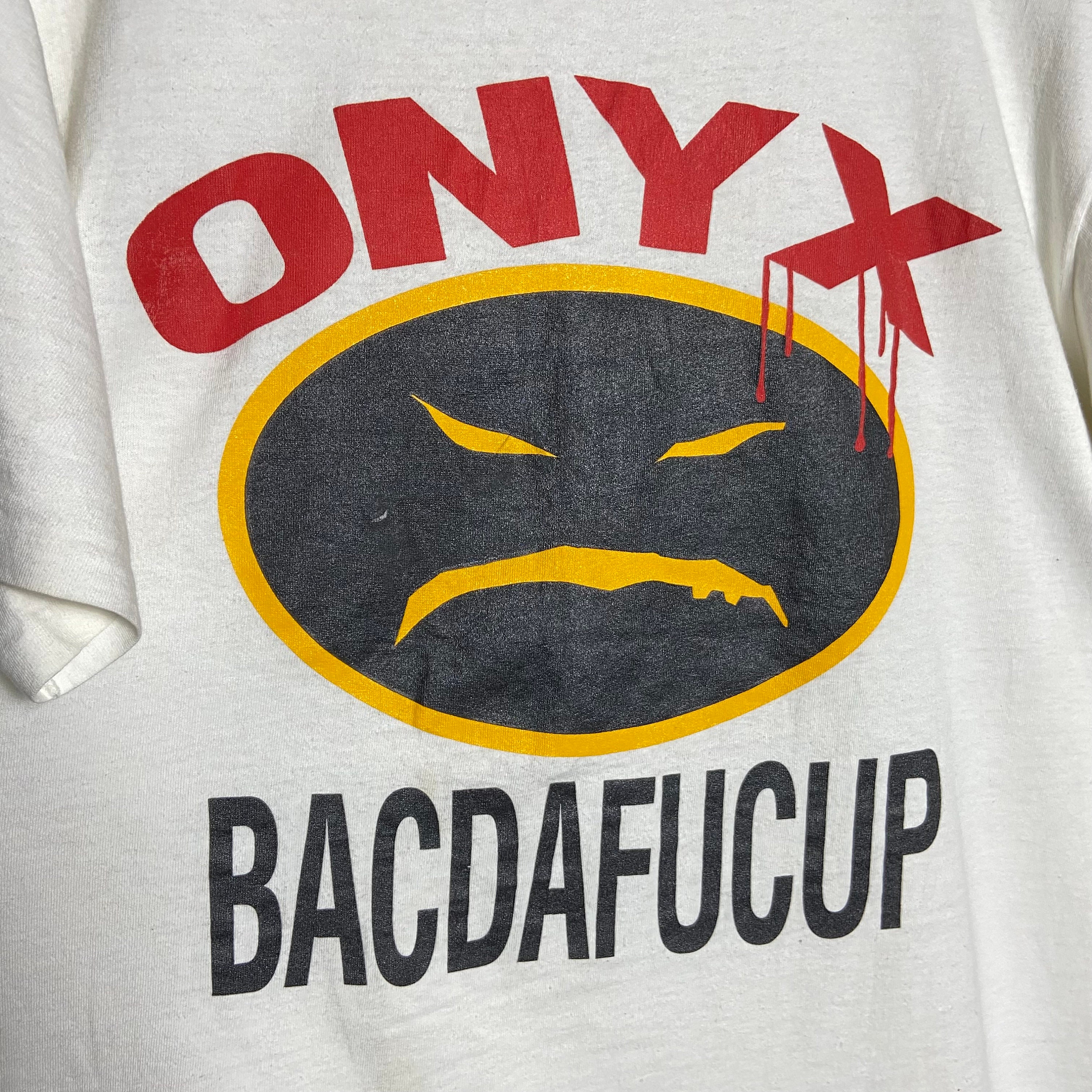 Rare Vintage 90s ONYX Bacdafucup Rap Tee / Hiphop T-shirt 