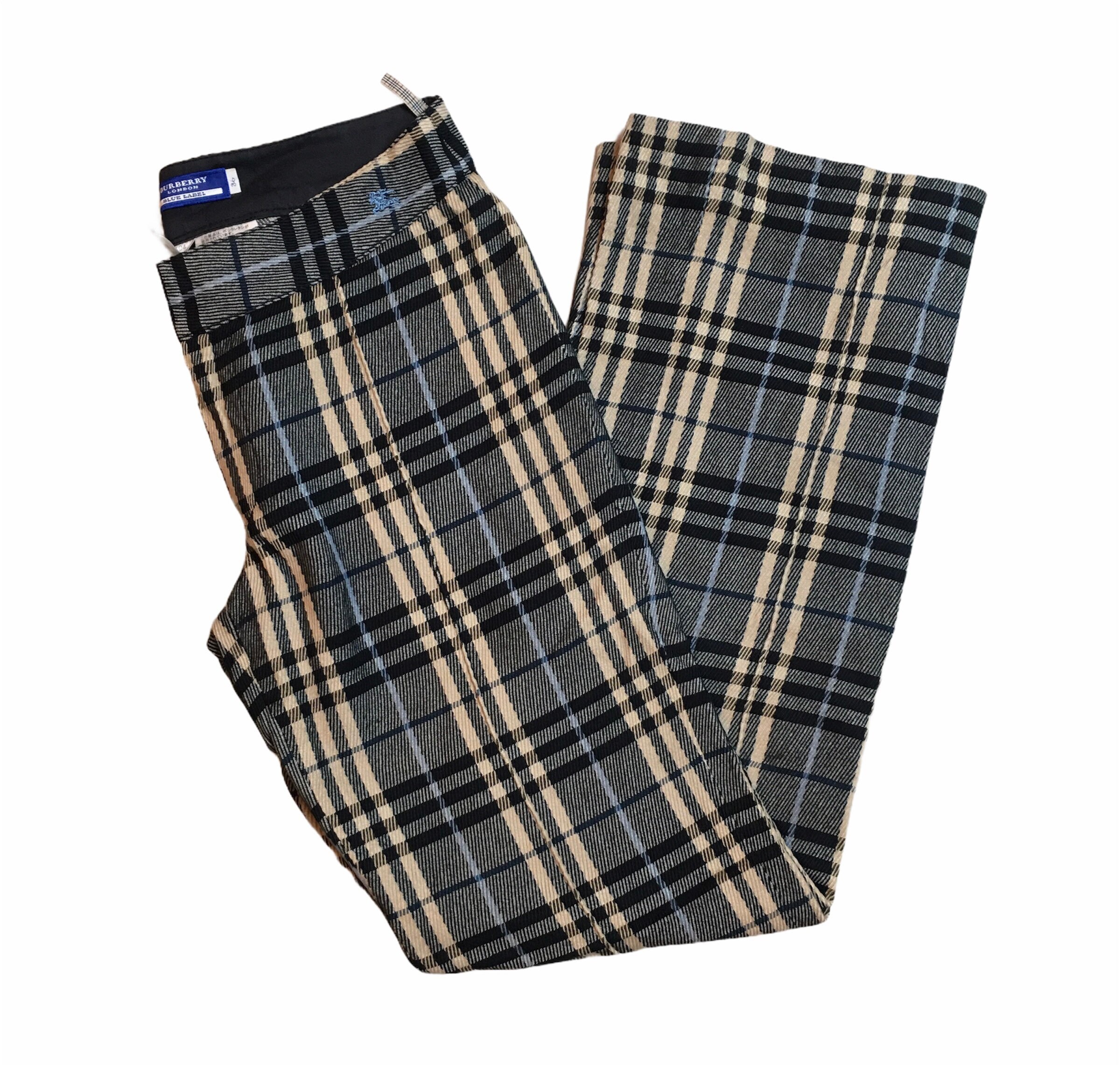 Burberry London Nova Check Corduroy Pants