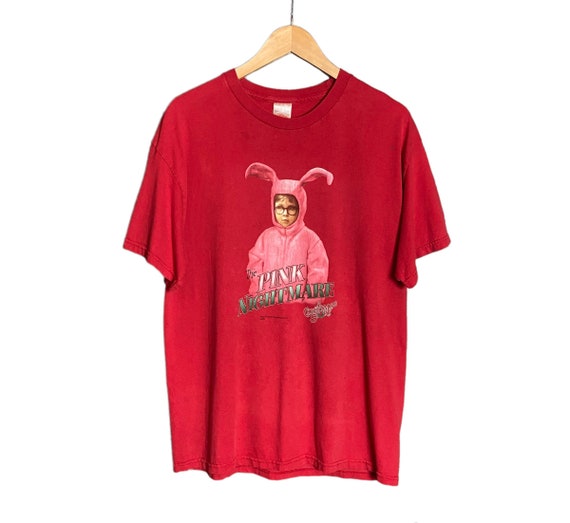 Vintage A Christmas Story The Pink Nightmare Movie T … Gem