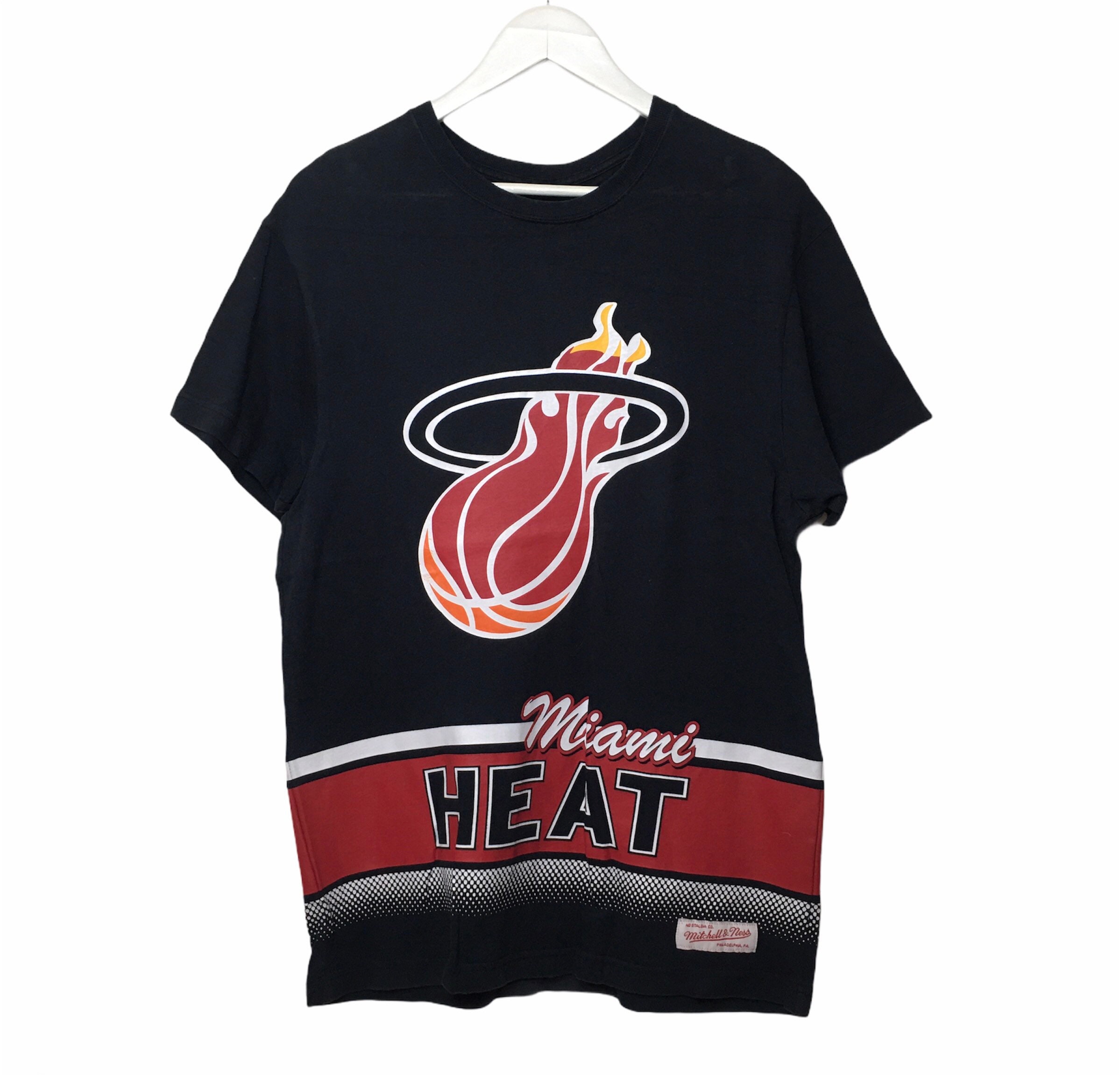 Vintage Miami Heat T Shirt Tee Hanes Size Large L NBA -  Finland