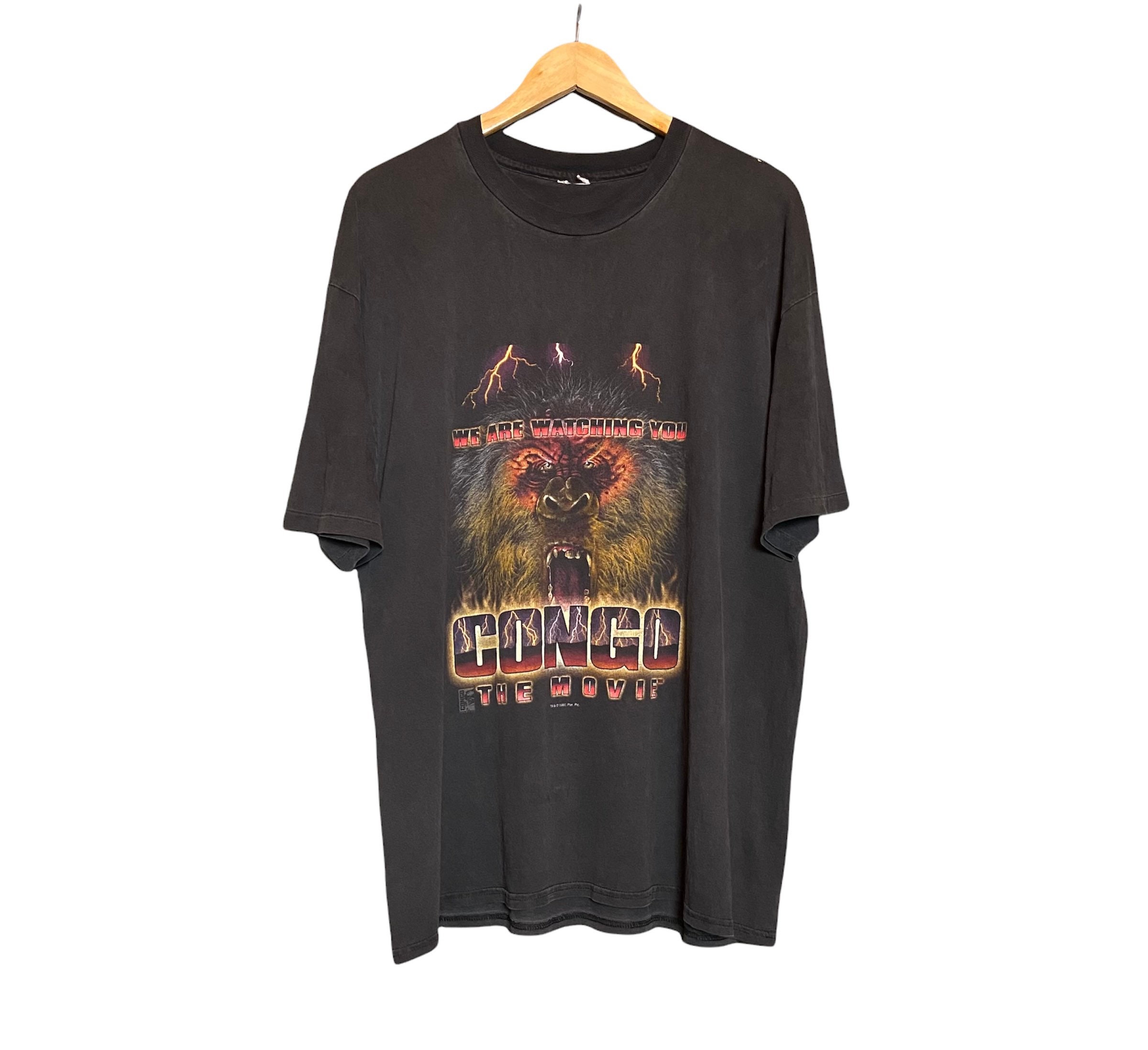 Vintage 90s Congo We Are Watching You the Movie T Shirt Size - Etsy