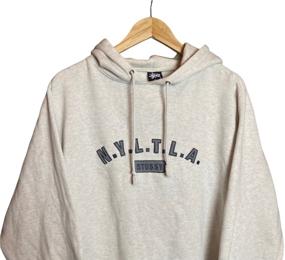 Stussy Vintage N.Y.L.T.L.A Box Logo Embroidery Pullover Hoodie - Etsy