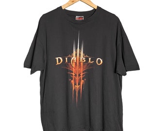 Vintage Diablo Blizzard Game T-Shirt