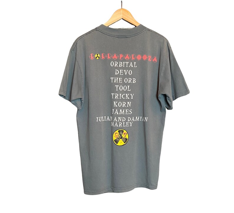 Vintage 90s Lollapalooza Tour Concert Korn Tool James Band T Etsy
