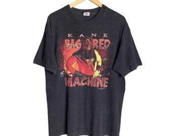 Vintage Kane You Will Burn In Hell Wrestling T-Shirt / WWF / WWE