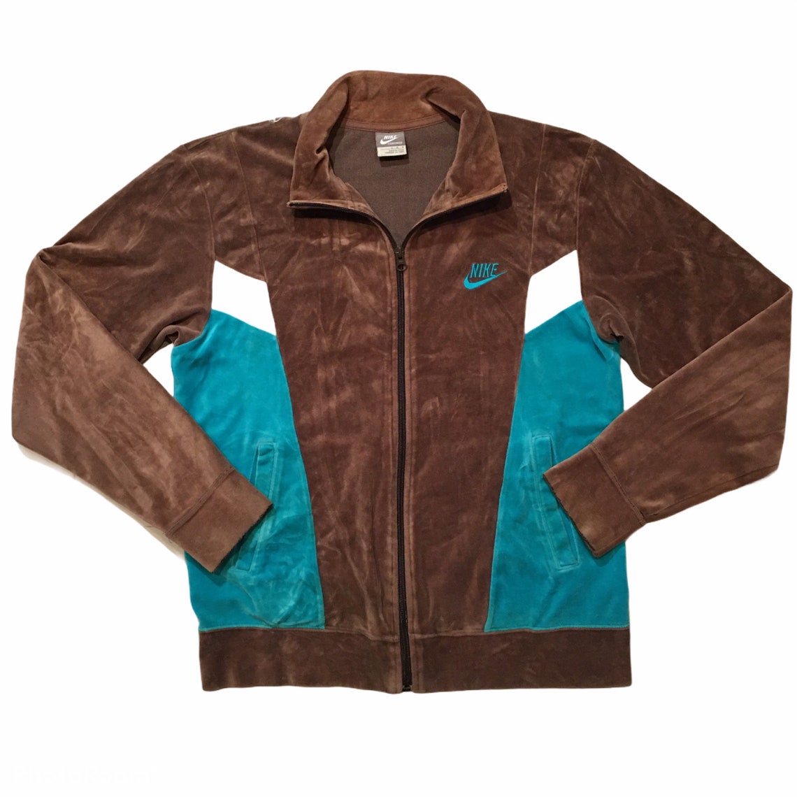 Vintage Y2K Nike Swoosh Full Zip Corrugated Jacket Etsy