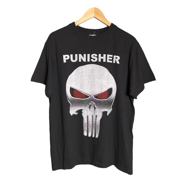 Vintage 90s Punisher Skull Comics T-Shirt