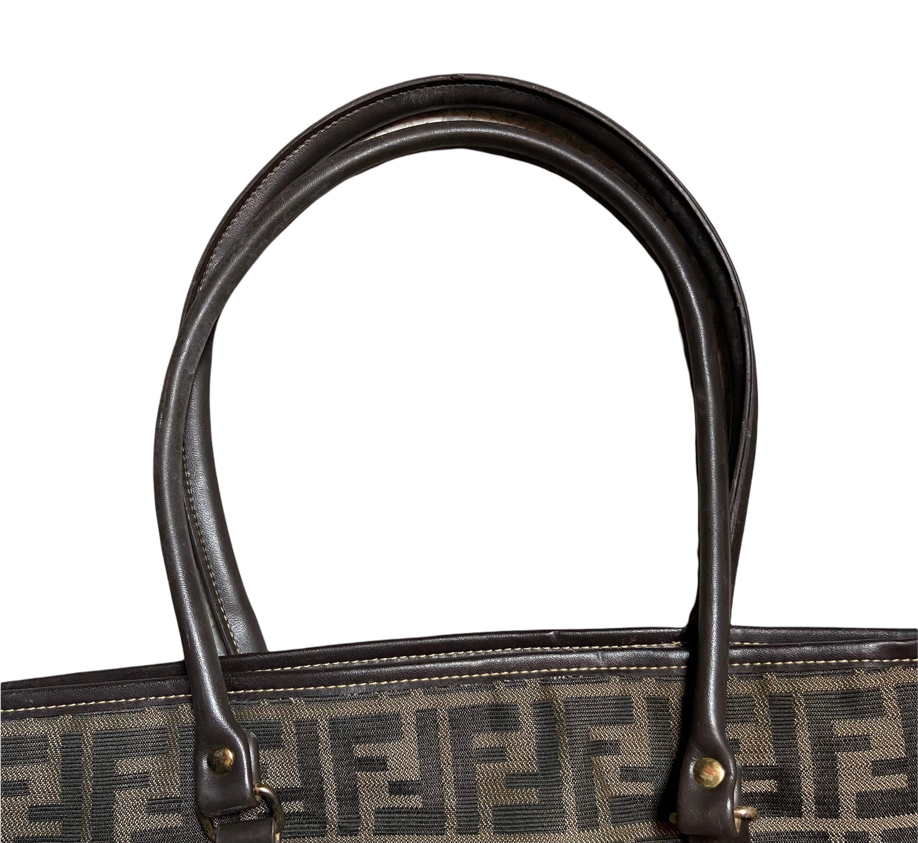 FENDI Zucca Vintage FF Logo Tote - A World Of Goods For You, LLC
