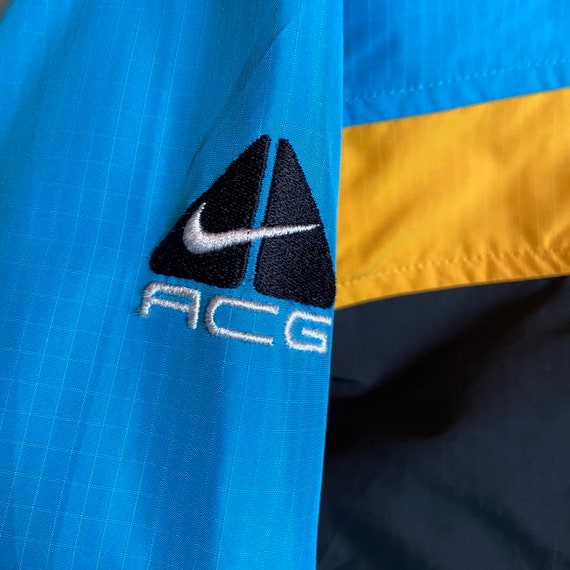 Vintage Nike ACG Multi Color Windbreaker Hoodie J… - image 4
