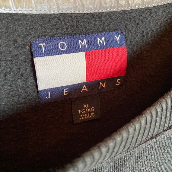 Vintage 90s Tommy Hilfiger Patchwork Flag Logo Ic… - image 5