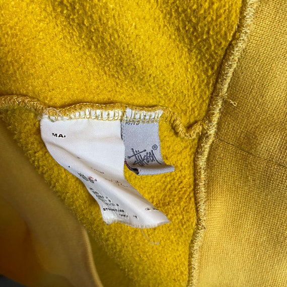 Vintage 90s Stussy Tribe Skull Mustard Yellow Pullover Hoodie - Etsy