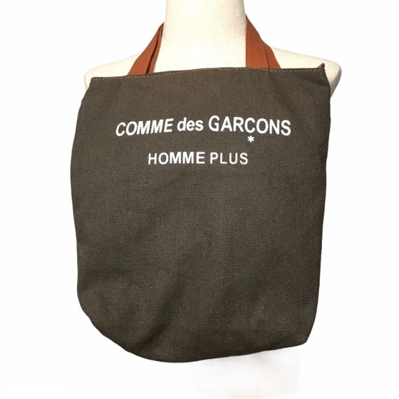 Comme Des Garcons HOMME PLUS Logo Tote Bag